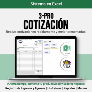 Sistema de Cotización avanzado en Excel