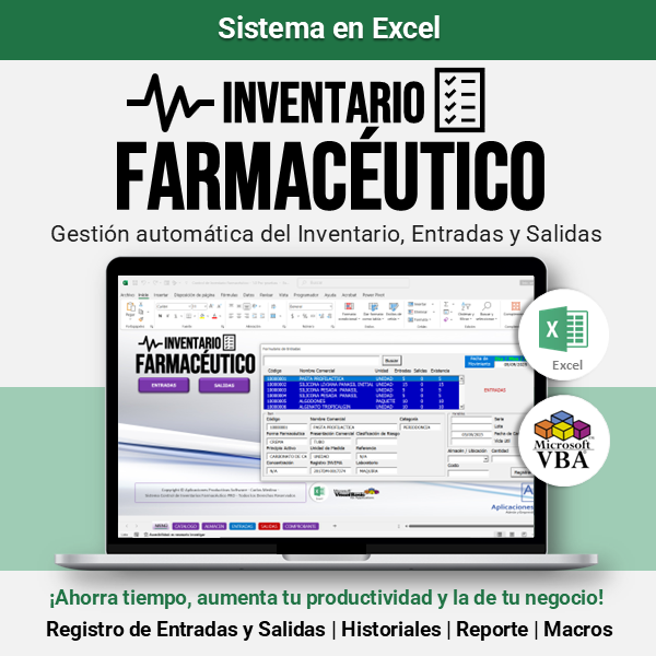 Plantilla en Excel para Control de Inventarios con Fechas de Vencimiento y Lotes